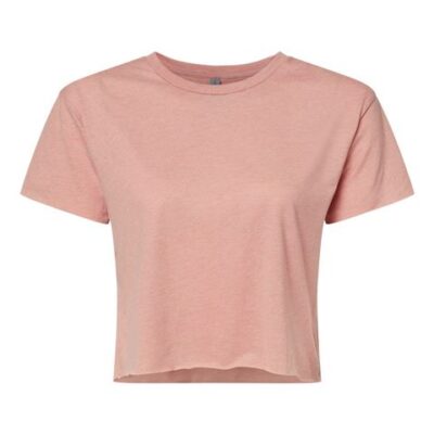 Next Level 1580 Crop Tee Close-Up Personalized women’s crop top soft cotton blend