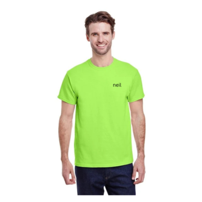 Full Front Graphic Design on Gildan Tee Gildan t-shirt with full front graphic design print