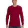 gildan-long-sleeve-work-shirt-red-1