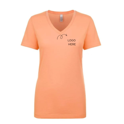 Custom Women's V-Neck T-Shirt Black custom women's v-neck t-shirt black personalized graphic tee