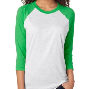 Next Level 6051 Custom Tri-Blend Baseball Raglan Tee