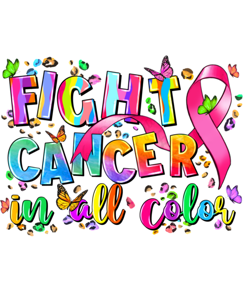 Cancer Awareness 104 Fight Cancer In All Color Feather Breast Cancer Awareness Long Sleeve T Shirt 5