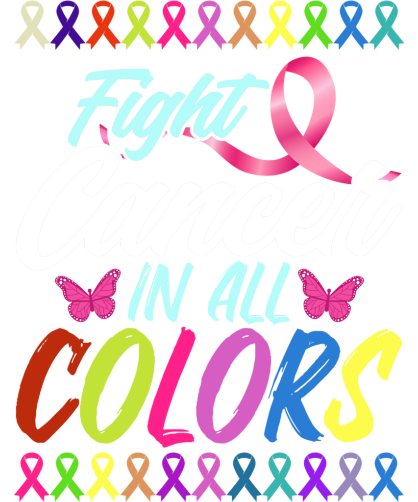 Cancer Awareness 111 Fight Cancer In All Color Fight Cancer Ribbons Inspirational Long Sleeve T Shirt 2