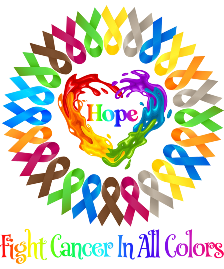 Cancer Awareness 114 Fight Cancer In All Color Fight Cancer Ribbons Survivor Long Sleeve T Shirt