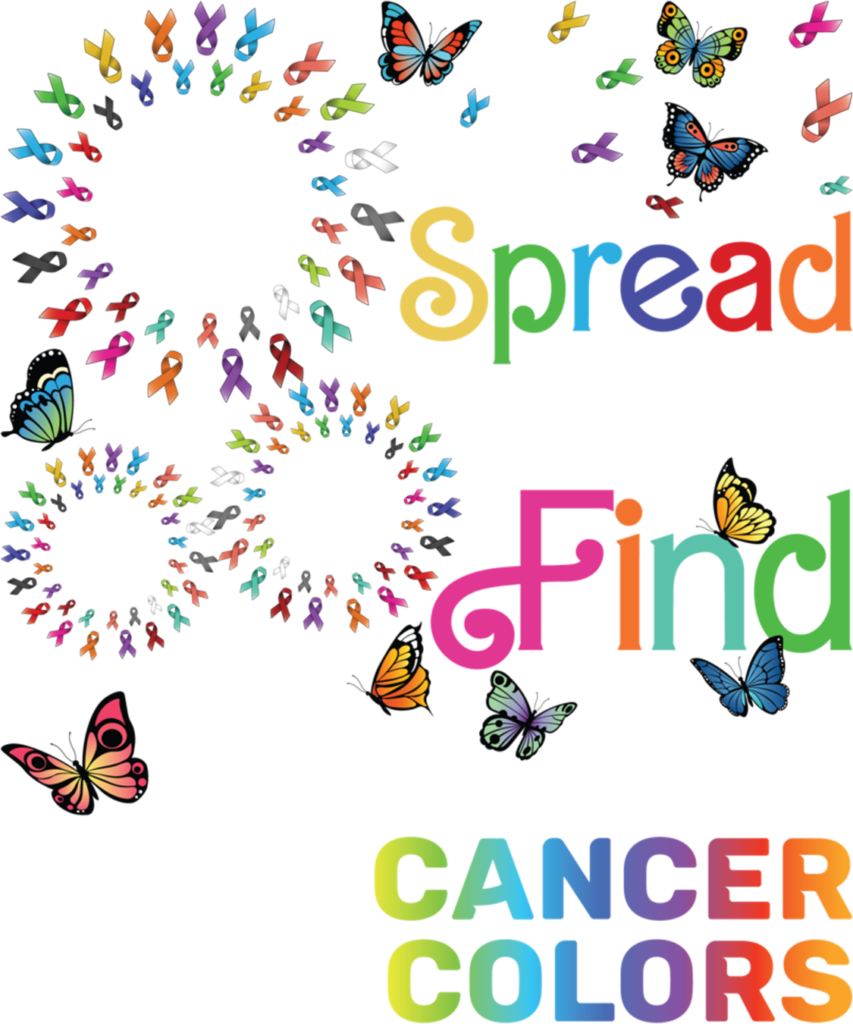 Cancer Awareness 132 Fight Cancer in all Every Color Ribbons Flower Heart Long Sleeve T Shirt