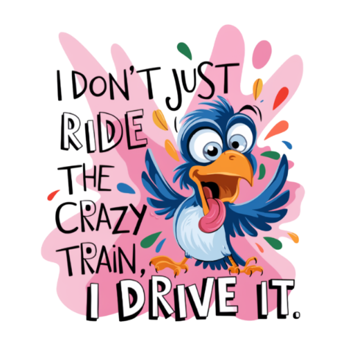 Sarcastic 232 I Dont Just ride the crazy