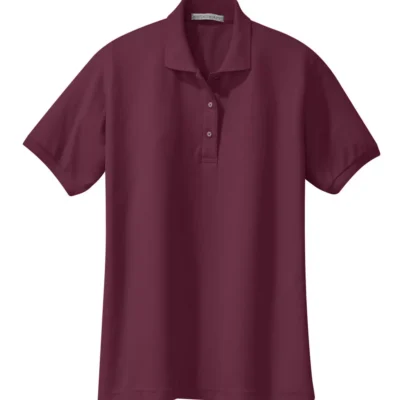 custom-embroidered-womens-polo-shirt-9 custom embroidered womens polo port authority silk touch shirt with logo for business uniforms and branded apparel