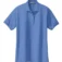 custom embroidered womens polo port authority silk touch shirt with logo for business uniforms and branded apparel