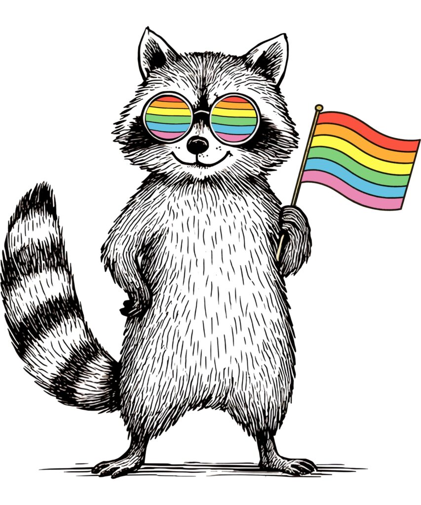 OR 06062025 Raccoon Pride Month LGBTQ