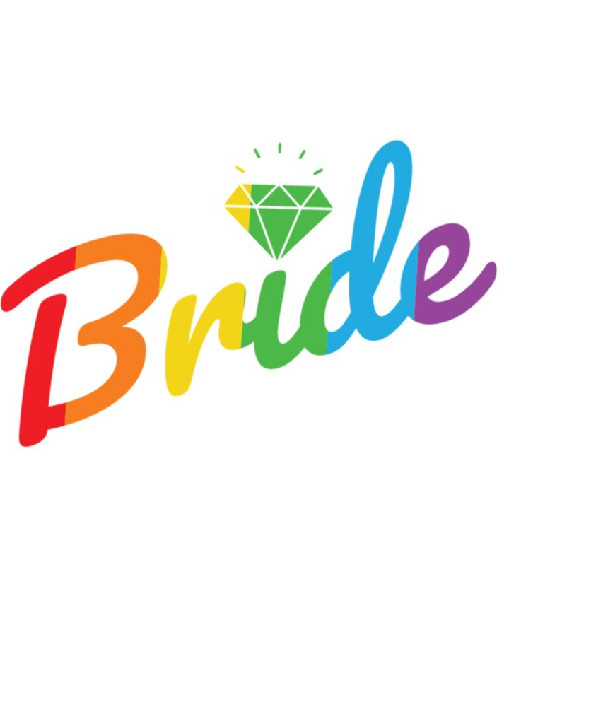 Pride Month Bride Squad Rainbow Flag LGBT Long Sleeve T Shirt