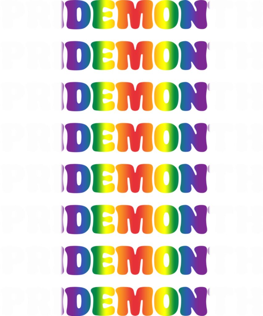 Pride Month Demon LGBT Gay Pride Month Transgender Lesbian Long Sleeve T Shirt