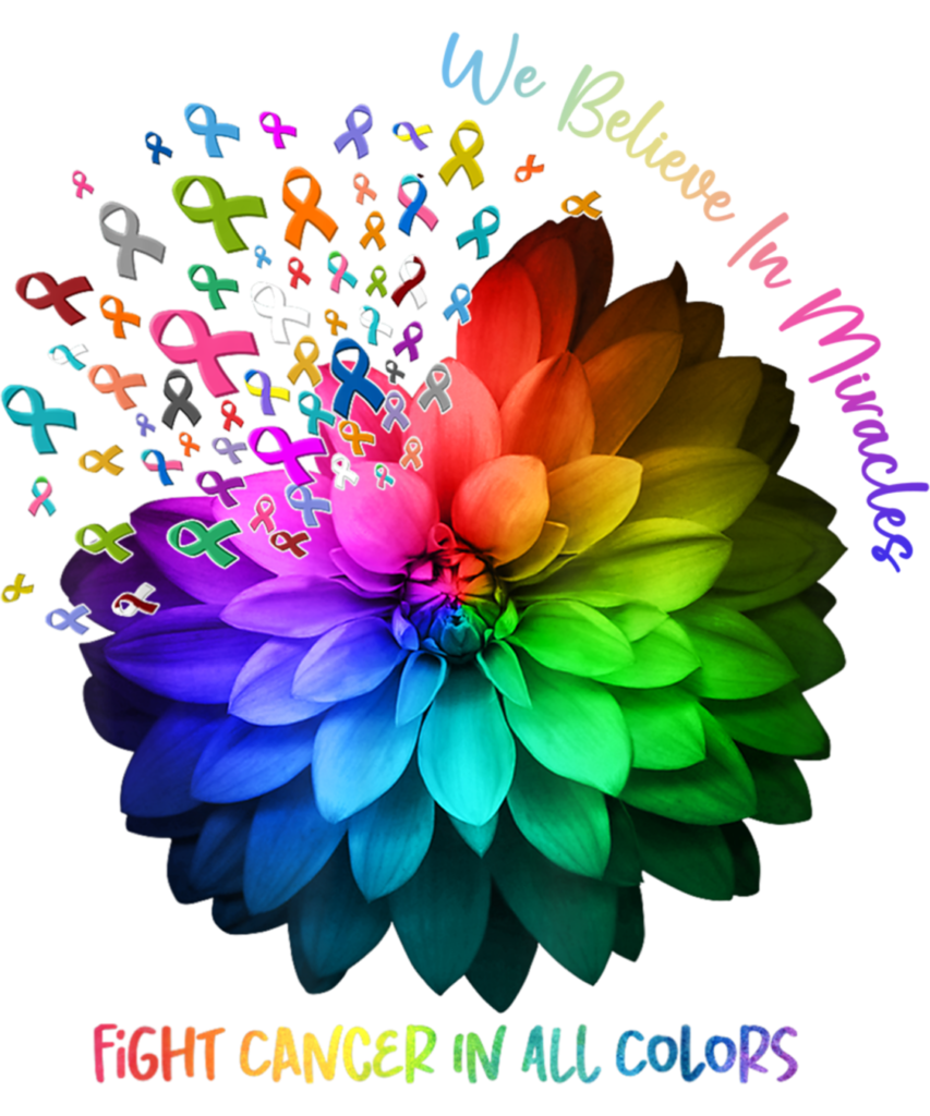 Cancer Awareness 88 We Believe in Miracles Fight In All Color Support The Cancer Long Sleeve T Shirt 4