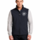 embroidered duck canvas business vest for personalized company uniforms