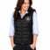 custom logo water resistant workwear vest for embroidered business branding