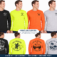 men’s pocket long sleeve t shirt mockup set with small chest logos above pocket and full back graphic designs