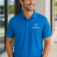 Port Authority Silk Touch custom embroidered performance polo shirt for business uniforms and branded apparel