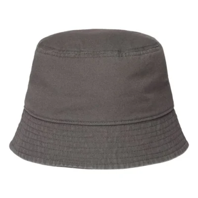 Custom Embroidered Bucket Hat in Alternate Color Custom embroidered bucket hat in a different color with business logo for branded apparel, outdoor wear, and promotional merchandise