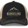 Custom vintage trucker cap with embroidered logo for branded apparel, business uniforms, and promotional wear