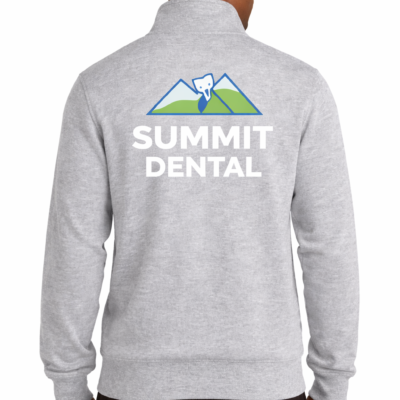 Custom Sport-Tek ST253 1/4-Zip Sweatshirt Back Graphic Logo Custom Sport-Tek ST253 1/4-Zip Sweatshirt with large graphic logo on back for branded apparel and promotional wear