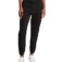 Custom Womens Fleece Sweatpants District DT6110 in black front model view