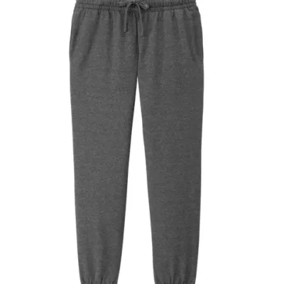 Personalized Womens Sweatpants with Logo Placement Personalized womens sweatpants with custom logo or text on side pocket area District DT6110
