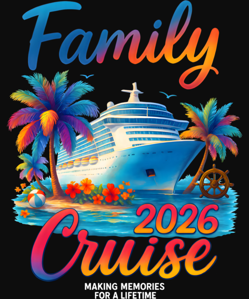 Family Cruise 2026 Vacation Matching Birthday Cruise Party Long Sleeve T Shirt 1