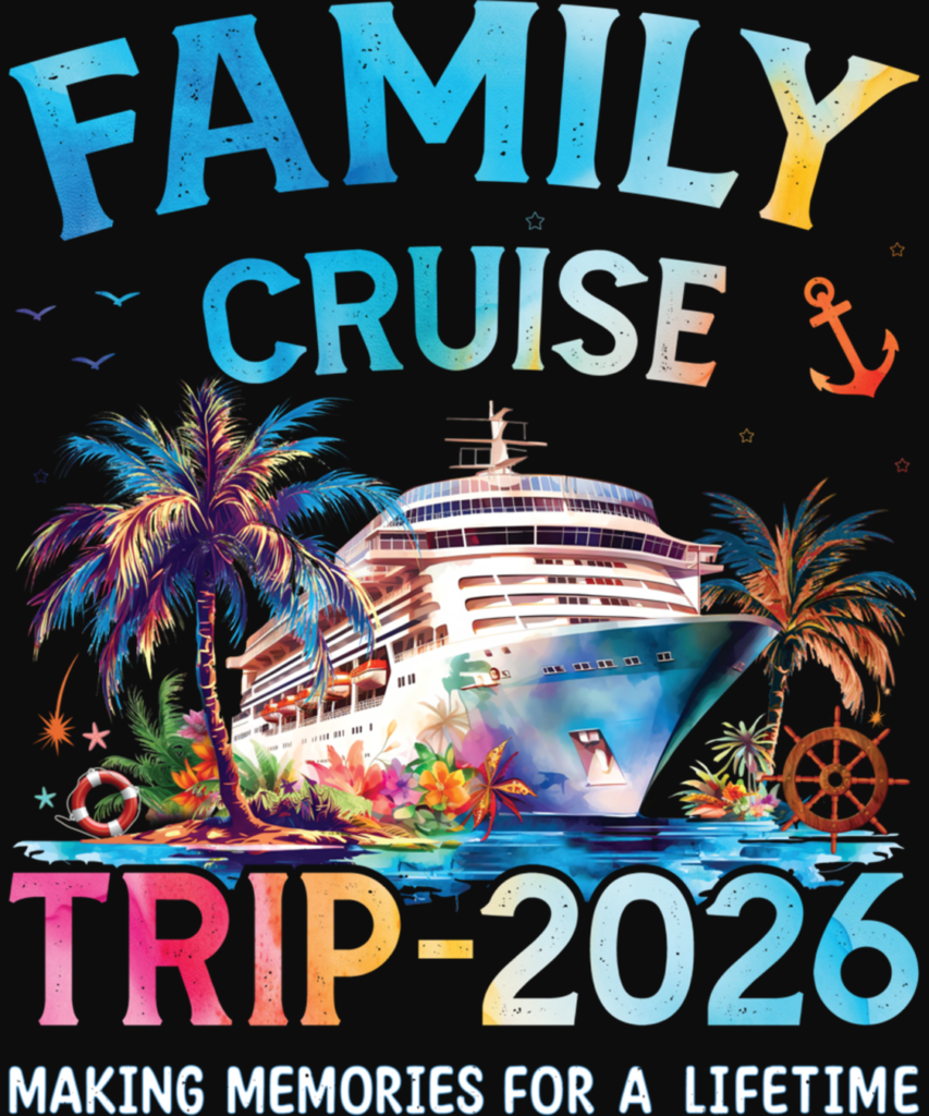 Family Cruise Trip 2026 Its a Funny Matching Vacation Ship Long Sleeve T Shirt 1