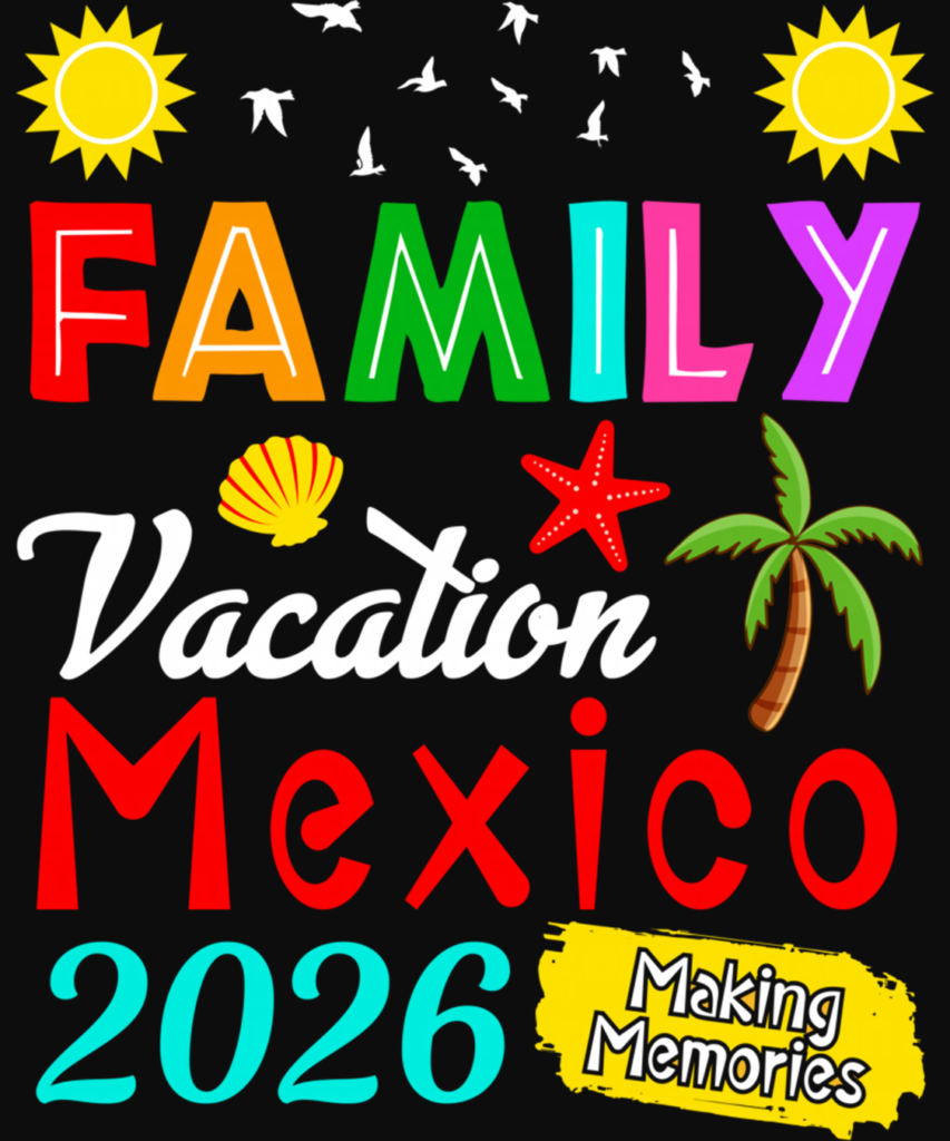 Family Vacation 2026 Mexico Travel Family Trip Mexico Vacay Long Sleeve T Shirt 1 1