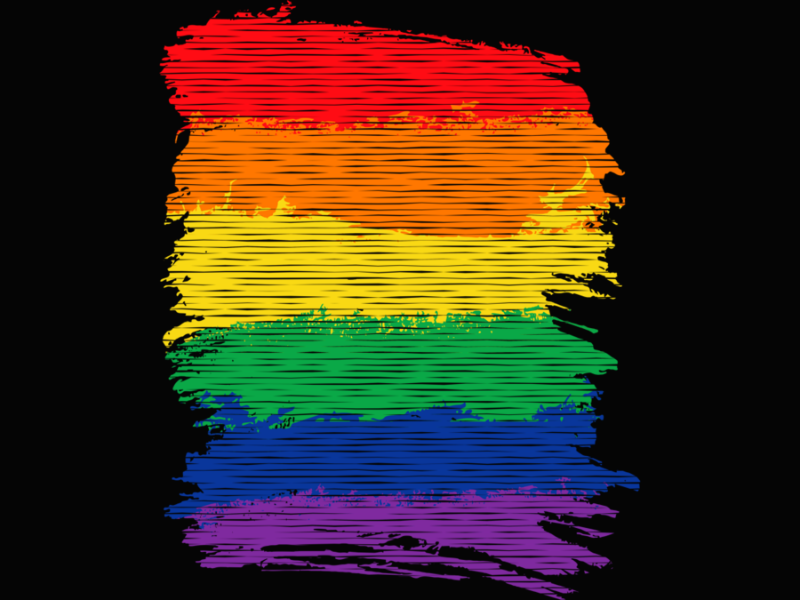 Pride 20 Gay Pride Rainbow Flag LGBT Support Vintage Stripes Bars Long Sleeve T Shirt 1
