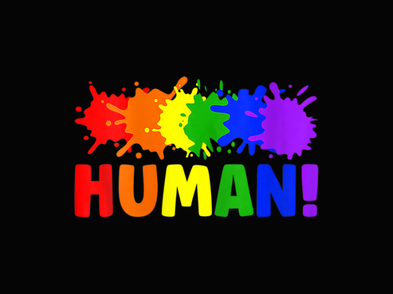 Pride 23 Human LGBT Gay Pride Flag Rainbow flag Long Sleeve T Shirt 1