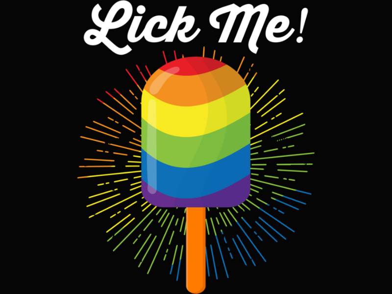 Pride 38 LGBT Pride Month Naughty Rainbow Popsicle Funny Lick Me Long Sleeve T Shirt 1