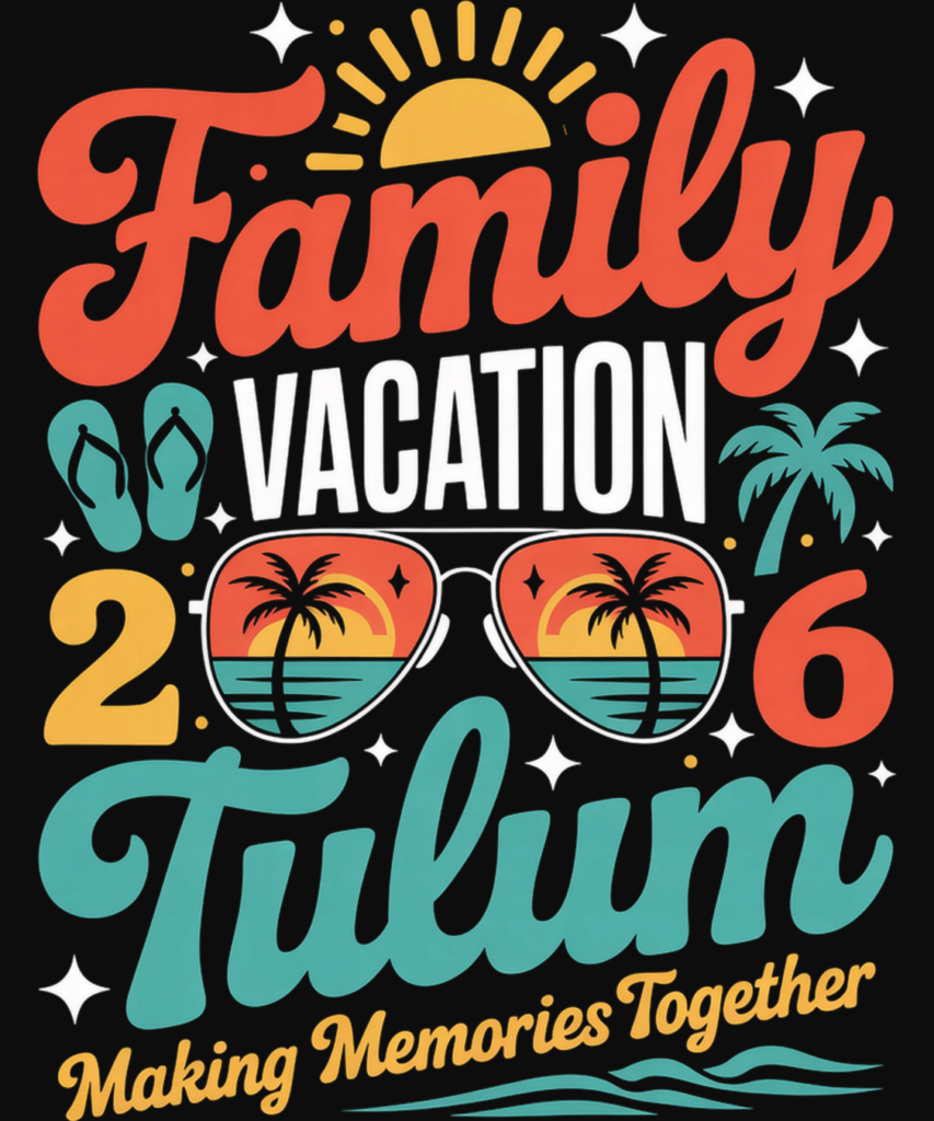 Matching Family Group Trip 2026 Tulum Mexico Vacation Long Sleeve T Shirt 1