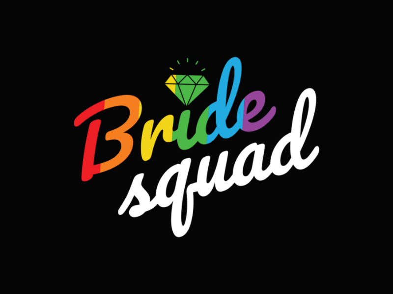 Pride 58 Pride Month Bride Squad Rainbow Flag LGBT Long Sleeve T Shirt 1