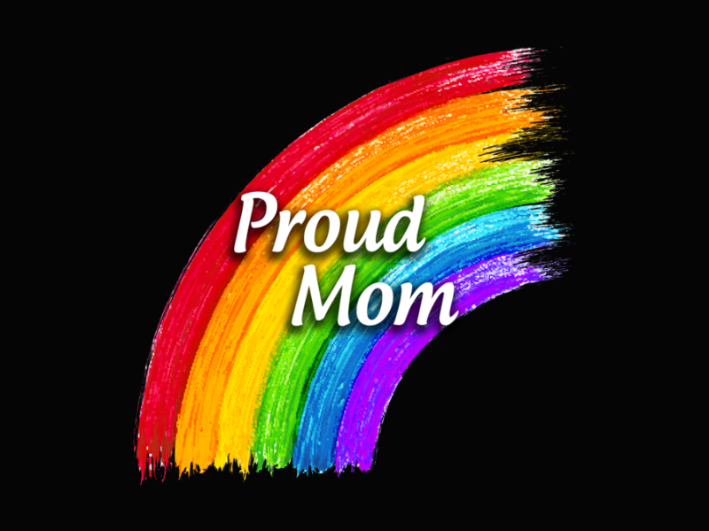 Pride 73 Proud Mom Rainbow LGBT Pride Month Proud Mom LGBT Long Sleeve T Shirt 1