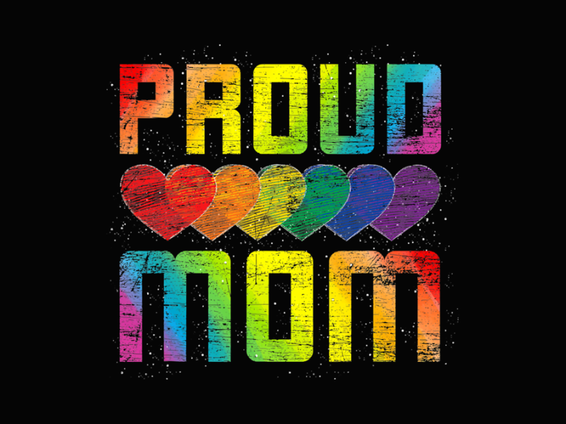 Pride 77 Queer Women Proud Mom Lesbian LGBTQ Pride Month LGBT Long Sleeve T Shirt 1