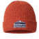 Richardson waffle cuffed beanie in burnt orange with custom embroidered Northwest Outdoors logo for branded apparel and workwear