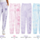 custom graphic tie dye sweatpants with personalized designs and positive quote apparel