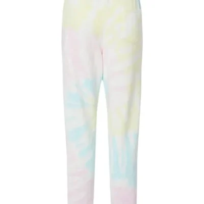 custom-logo-jogger-pants-tie-dye-fleece Custom fleece jogger pants tie dye style for personalized apparel and casual comfort