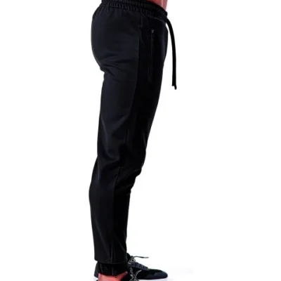 custom-logo-mens-jogger-pants-tridri-style Custom TriDri men’s spun dyed jogger pants with personalized logo for athletic wear or casual comfort