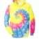 Port & Company tie dye hoodie customized for everyday wear and branding