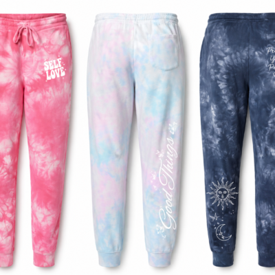 custom tie dye sweatpants with graphic designs personalized casual apparel jogger pants