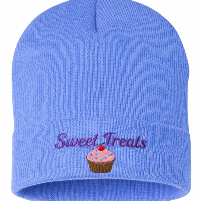 Embroidered Beanie with Your Branded Logo Here Custom embroidered beanie with your branded logo here for business uniforms, workwear, and promotional apparel
