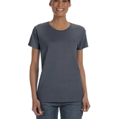 custom-womens-casual-shirt-classic-everyday-look custom Gildan 5000L womens heavy cotton t shirt designed for personalized apparel and everyday comfort