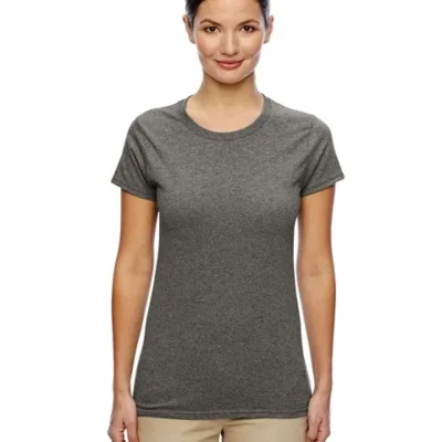 custom-womens-heavy-cotton-tshirt-gildan-durable-wear custom Gildan 5000L womens heavy cotton t shirt designed for personalized apparel and everyday comfort