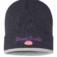 Professional logo beanie by JenAnnaigans with custom embroidery for branded apparel, workwear, and business uniforms