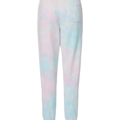tie-dye-fleece-pants-custom-design-casual-wear Custom logo jogger pants tie dye fleece for business or casual apparel