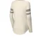 Women’s custom long sleeve V-neck tee in a soft neutral color style