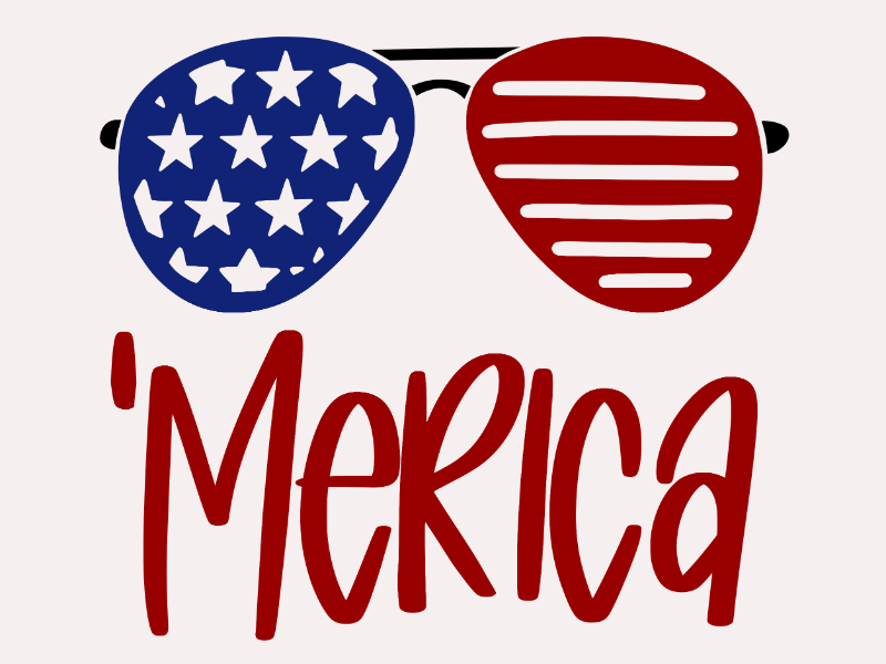 Holidays 88 10 Merica Sunglasses