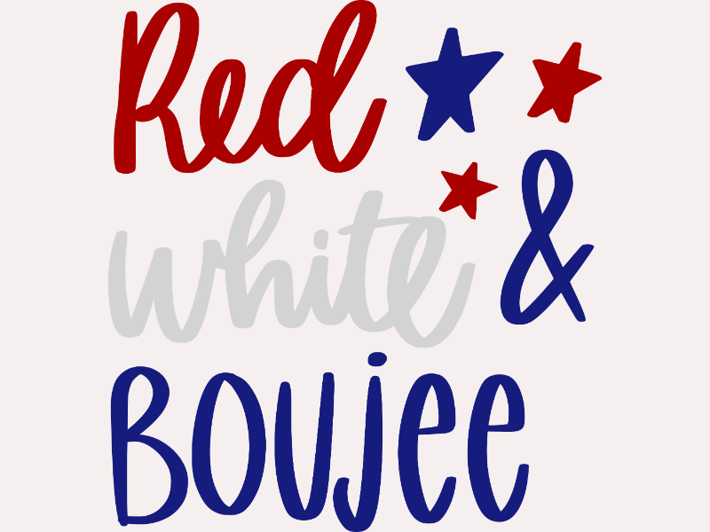 Holidays 87 10. Red White and Boujee