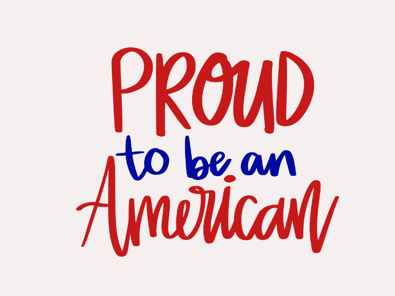 Holidays 98 15 Proud to be an American